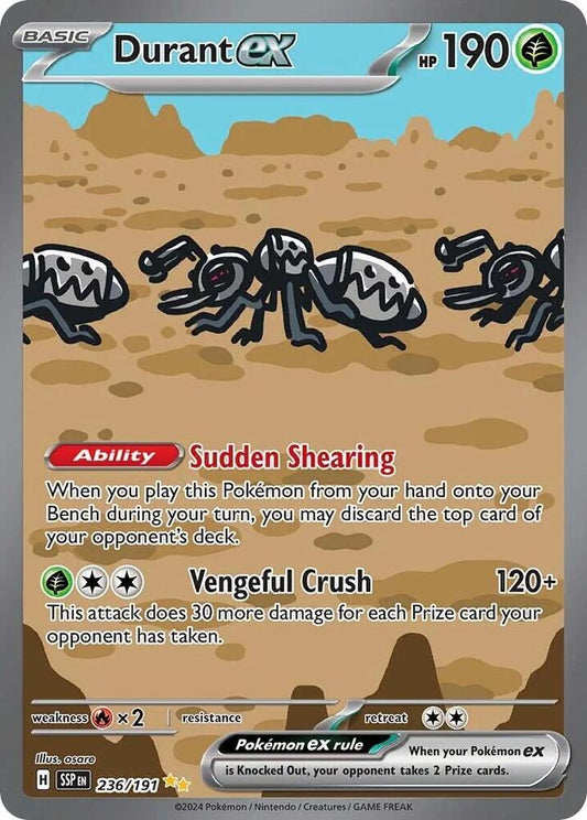 Durant ex - 236/191 - SV08: Surging Sparks (SSP)